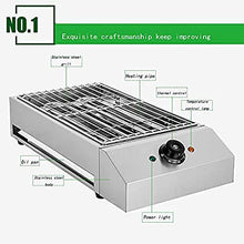 2800W Portable Smokeless Electric Grill Barbecue Grill with Continuous Temperature Adjustment 50~300°C/122°F-572°F, CE/FCC