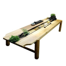 Chinese Kung Fu Office Water Flow Fish Farming Tea Table Room Kung Fu