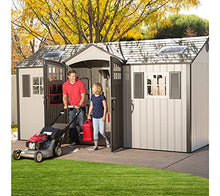 Lifetime 60138 Outdoor Storage Shed, Desert Sand, 15 x 8 Feet