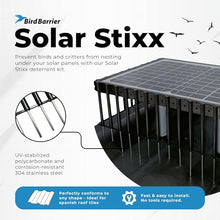 Bird Barrier Solar Stixx Bird Deterrent Kit Stainless