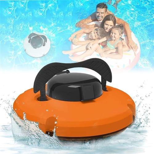 KANGJIEM Cordless Automatic Pool Cleaner, Wall Climbing Pool Cleaning Robot Fully Automatic Pool Vacuum Cleaner Pool Cleaner Robot, Swimming Pool Cleaning, with Smart