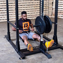 Rugged Strength & Fitness Power Rack with Lat Attachment Black