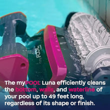 BWT myPOOL Luna Robotic Pool Cleaner for In-Ground Pools, Cleans Floor, Walls & Waterline, App Control, 3 Cleaning Cycles (1.5–2.5 hrs), Powerful 5,000 GPH Suction, 59ft Cable