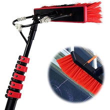 3-12m Window Poles, 40FT Adjustable Window Poles Window Brush Equipment, Cleaning Photovoltaic and Solar Panels, 5m Pole, 35cm Brush Head,35cmbrushhead-7.2M/24FT
