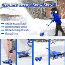 LYJIANGXIN Electric Snow Shovel, 11in Width, 7in Depth Snow Shovel for Driveway, Deck Terrace Sidewalk Step Walk-Behind Snow Blower with Powerful Motor and Adjustable Handle