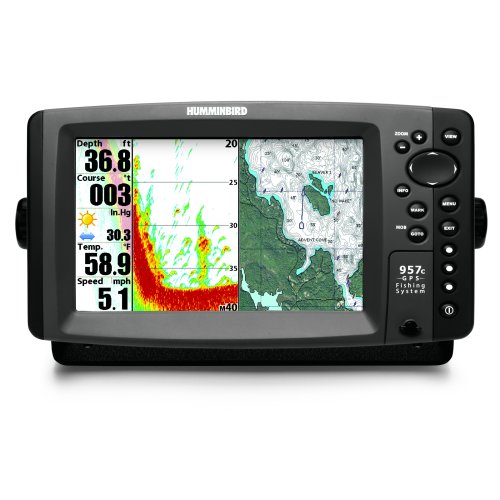 Humminbird 957c Combo NVB 8-Inch Waterproof Marine GPS and Chartplotter