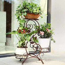 MIIKHI Plant standFlower Stand Tiered Classic Plant Stand Decorative Garden Patio Standing Plant Flower Pot Shelf Display Shelf Holds Flower Pot with