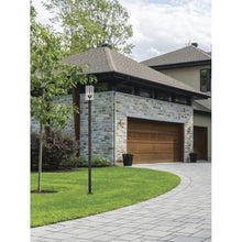 Z-Lite 592PHMR-567P-BK Sana Outdoor Post, 2-Light 120 Total Watts, Black