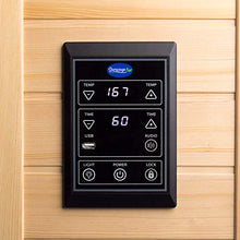 Durasage 2-Person Carbon Infrared Sauna - Canadian Hemlock Wooden Sauna - 1700 Watts - Premium Stereo Sound Wood