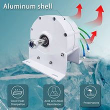 AISINILALAO Wind Turbine Generator,600W 12V 24V 48V 300 RPM AC DC 3 Phase Gearless Permanent Magnet Generator AC Alternator Suitable for Hydro and Wind Turbines(with Base),12V