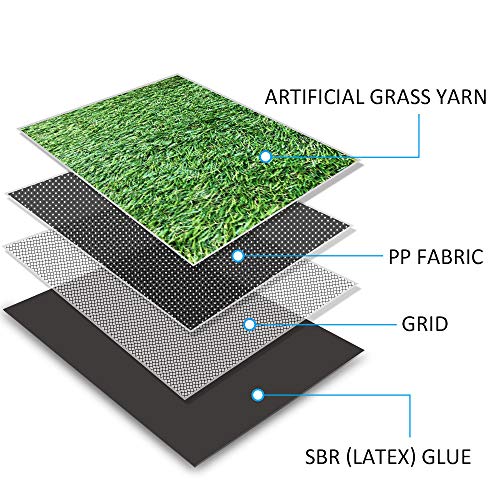 Petgrow Deluxe Realistic Artificial Grass Turf 10FTX21FT
