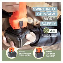 GeRRiT Electric Pruning Shears, Cordless Electric Pruner Battery 40mm 25V Pruning Shear with Reach Extension Pole 5 Inch Electric Chain Saw Garden Tools,Power Chain Saws