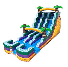TentandTable 18FT Commercial Inflatable Double Water Slide, Tropical Yellow