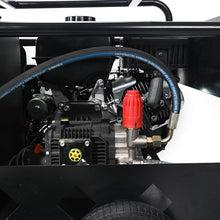 Dapper Supply 4350 PSI Hot Water Gas Pressure Washer, 5.0 GPM, Diesel Heated, 50 ft Hose, Electric Start, Water-Cooled Triplex Pump, 49-State Compliant