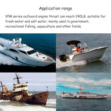 INTBUYING VPM Series 240lb Thrust Electric Outboard Motor 24V for Fishing Boat