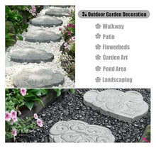 Garden Stepping Stones, Garden Stone, Garden Stepping Stone 2 Pack, Decorative Paving Stone Kits for Landscaping
