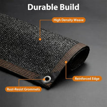 PIPRE 90% Shade Cloth, Dog Kennel Shade Cover, 36 x 75 FT Sturdy Durable Sunblock Shade Mesh with Grommets for Patio Plants Greenhouse Chicken Coop Porch