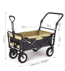 Camping Handcart, Outdoor Camping Folding Garden Wagon Cart for Beach Festival