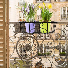 TBNLASS 1Pc Flower Pot Rack Balcony Hanging Plant Stand Display Pendant(Onecolor)