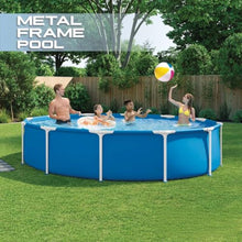 12Ft X 30In Metal Frame Above Ground Swimming Pool