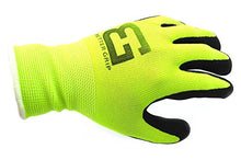 (Box Deal) BGS-LM-9L-CS, Better Grip Nylon Sandy Latex Coated Work Gloves, 144 Pairs/CS (Large, Hi-Vis Lime)