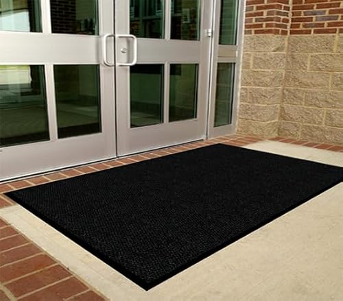 Legendary Doormats Super Berber Matting with Rubber Edging 6' x 10' White