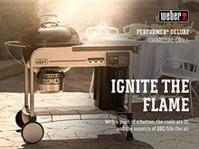 Weber Performer Deluxe 22-Inch Charcoal Grill with Touch-N-Go Gas Ignition Black