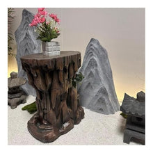 LUYOUBOZHU Vase Stand Imitate Rocks Living Room Balcony Garden Display Base Home Decorative Plant Stand