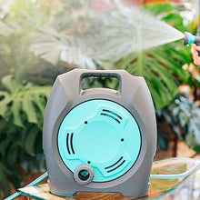 Heavy Duty Water Hose Holder, Portable Hose Reel Cart, Garden Water Pipe Hose Holder Rack, Outdoor Hosepipe Cart Organizer, Suitable for Most Types of Faucet, with 10M/32Ft Hose and 7 Pattern Nozzle