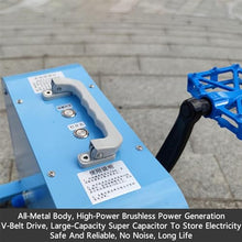 Portable Foot Generator, 350 W, Multifunctional Hand Crank Generator, 12 V/48 V/220 V Output, Dual USB Fast Charge Output, DIY Foot Generator