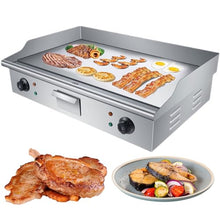 XQZMZSCP 29" Commercial Electric Griddle 4400W Electric Countertop Griddle Non-Stick Restaurant Teppanyaki Flat Top Grill Stainless Steel