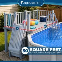Aqua Select 5' x 10' Above Ground Swimming Pool Deck System