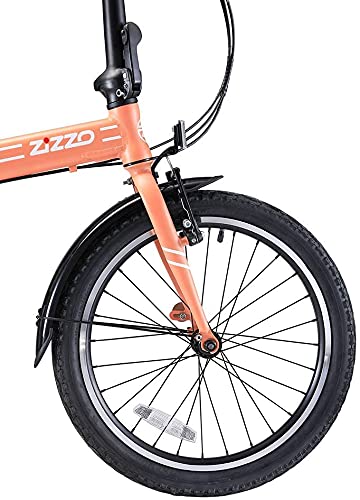 ZiZZO Forte Heavy Duty Folding Bike Coral