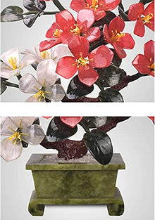 LSHAOBO Artificial Bonsai Tree Fake Plant Decoration, Housewarming Opening Gift 15.7 X 2.3 X 12.6 Inches