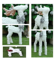 Usknxiu Christmas Decorations Lighted Reindeer Kit Light Up Reindeer Outdoor Christma Home Decoration Christmas Deer Family 3Pack
