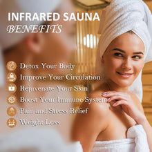 Towallmark Low EMF Infrared Sauna for Home Wood