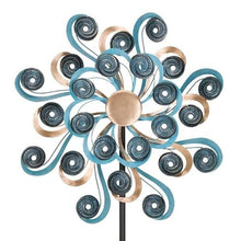 32" Wind Spinner Shell Multi Color Metal