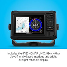 Garmin ECHOMAP UHD2 53cv Ice Fishing Bundle with Navionics+ Maps
