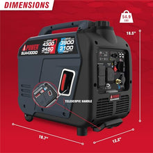 A-iPower 4300W Gas Propane Inverter Generator, Lightweight, Fuel Sense