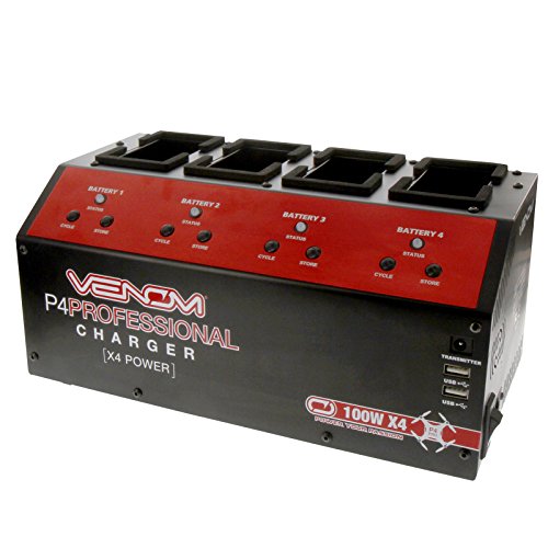 Venom Power DJI Phantom 4 Pro 4-Channel Rapid Charger 100W