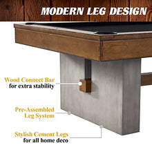 Barrington Billiards 8' Urban Slate-Tech Pool Table Set Cement/Wood Grain/Black
