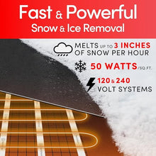 WarmlyYours PowerMat Snow Melting Mat, 2 x 20 ft, 40 sqft