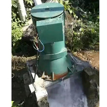 ZHOZHUT 8KW Hydro Generator Single-Phase 230V / Three-Phase 400V Hydroelectric Generator Automatic Voltage Stabilization Leakage Protection All-Copper Wire Tilt-Type Water Turbine Generator,8kw,230V