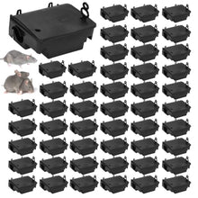 Generic 50-Pack Heavy-Duty Bait Station Traps with Key for Children and