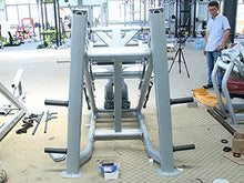 French Fitness 45 Degree Linear Leg Press Silver