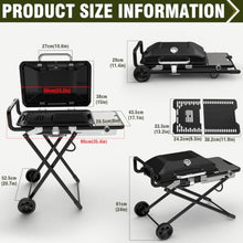 BESTFIRE Foldable Propane tailgate grill Enamel-coated Rust-resistant Body