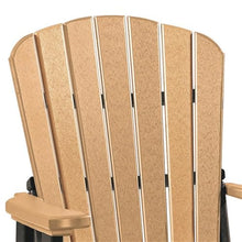 American Furniture Classics OS Home and Office Model 515CBK Fan Back Glider in Cedar with a Black Base