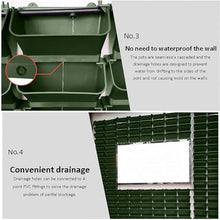 UXIPILBX Vertical Wall Planter,Vertical Ornament Container Decorative Flowerpot Decorative Planter Garden Planting Bags Hanging Planter, Plant Flower Pot Holder Green Herb Wall Decor
