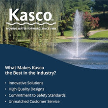 Kasco 3/4 HP J Series Decorative Fountain Black
