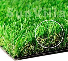 SunVilla Artificial Grass Rug Indoor Outdoor 13ft x 25ft Green/Olive Green/Yellow